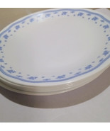 Vintage 10&quot; Corelle  Corning Blue Morning Plates  6 PCs. - $47.52