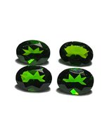3.167 TCW 100% Natural Chrome diopside Oval Faceted Best Quality Gem By DVG - £384.42 GBP