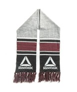 Reebok Rally Scarf with Logo Striped Fringe Scarf Soccer Style Knit Neck... - $14.72 CAD