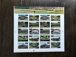1 Sheet Baseball&#39;s Legendary Playing Fields new US Postal Stamps, 20 - New - £3.78 GBP