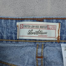 Levi Strauss Signature Pants Womens M Blue Low Rise Boot Cut Jeans Bottoms - £20.14 GBP