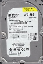 WD1200JB-00DUA3, DCM HSBHNVJAH, Western Digital 120GB IDE 3.5 Hard Drive - $97.99