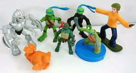 7 Teenage Mutant Ninja Turtles Toy Figure Lot: Playmates, McDonalds, Burger King - £6.15 GBP