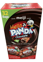  Meiji Hello Panda Cookies Chocolate Crème Filled - 32 Count, 0.75oz Pack. - $17.51