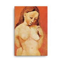 Pablo Picasso Nude against a Red Background 1906 Canvas Wall Art - £59.83 GBP+