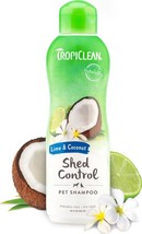 TropiClean Lime And Coconut Deshedding Dog Shampoo For Shedding Control ... - £18.17 GBP