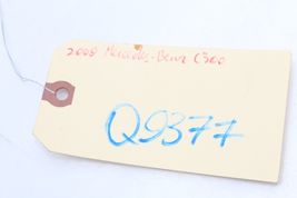 08-11 MERCEDES-BENZ C300 RWD RIGHT SIDE TRANSMISSION OIL COOLER LINE Q9377 image 12