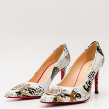 The Perugia White Leather Pump Women Shoe image 2