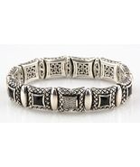 Scott Kay 925 Argento Donna Equestre Bracciale W/ Sfaccettato Onice E Di... - $3,063.65 CAD