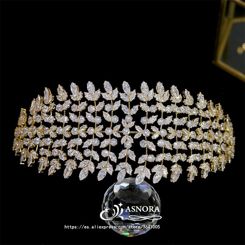 Primary image for Classic 3A CZ Cubic Zirconia Royal Luxury Wedding Bridal Tiara Crown Women's Par