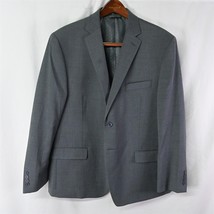 NEW Collection by Michael Strahan 46S | 38x30 Gray Hopsack 2Btn Mens Suit - £59.01 GBP