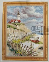 Beach Lighthouse Counted Cross Stitch Kit - £14.93 GBP