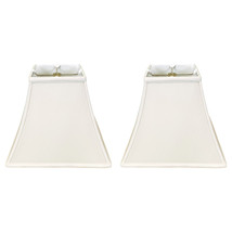 Royal Designs Square Bell Lamp Shade, White, 7&quot; x 14&quot; x 11.5&quot;, Set of 2 - $123.95