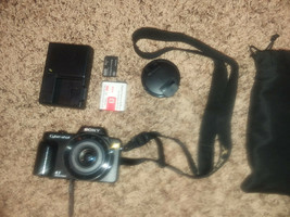 sony vintage digital camera kit and disk, charger, memcard etc. - £54.84 GBP