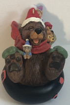 Hallmark Christmas Decoration Bear On Inner tube 2006 XM1 - $8.90