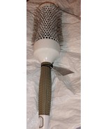 Ion Ceramic Thermal 2&quot; Brush Round Blowout Concave Ionic Gray White #DL2... - $35.13 CAD
