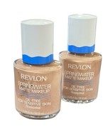 2X Revlon Springwater Makeup Oil free for sensitive skin 1.25 oz ROSEPETAL - $18.14