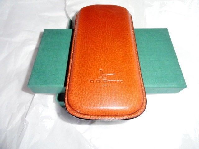 R. D. Gomez Spain Karabu Carmal  Leather Glasses Case - $45.00