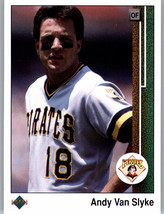 1989 Upper Deck 537 Andy Van Slyke  Pittsburgh Pirates - £0.77 GBP