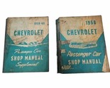 1958 Chevrolet Passenger Car Manual Shop Service Repair Book Set Origina... - $49.45
