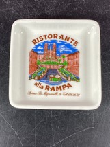 Vintage Ristorante alla Rampa Vintage Roma Ashtray Dish Italy Richard Ginori - £19.07 GBP