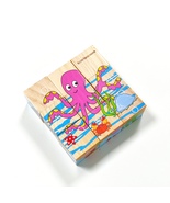 Abundant financial resources Wooden Block Puzzle Manipulative Puzzles Toys - £11.77 GBP