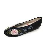 TJ Global Women&#39;s Traditional Chinese Flower Embroidery Flats - Totem St... - £14.33 GBP