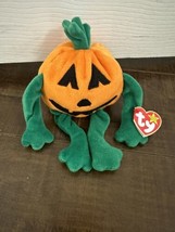 Ty Beanie Baby Pumkin The Pumpkin 8 Inch Plush Stuffed Animal Toy - $9.78