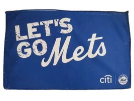 New York Mets Blue &quot;Let&#39;s Go Mets&quot;  Rally Towel Citi 2024, 18 x 11 inches - $17.60 CAD