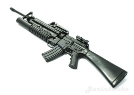 1/6 Scale M16A4 Assault Rifle US Army w/ Grenade Launcher Gun Model Figure - £13.43 GBP