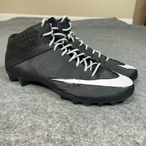 Nike Mens Football Cleats 14 Black White Shoe Lacrosse Vapor Speed 2 3/4 Sports - $19.98