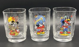 McDonalds Vintage Glasses  2000s Walt Disney World Mickey Mouse (3) - £13.86 GBP
