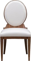Dining Chair Woodbridge L EAN Dro Tapered Sabre Legs Curved Oval Back Paldao - £1,114.45 GBP