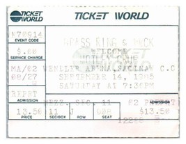 Mötley Crüe Concert Ticket Stub September 14, 1985 Saginaw Michigan-
sho... - £27.76 GBP