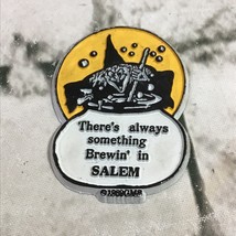 Magnet ‘There’s Always Something Brewing In Salem’ Witch Potion 1989 Hal... - $14.84