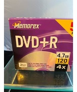 New Sealed Memorex DVD+R 5 Pack - 4x 4.7 GB 120 minutes PC Home Or Video... - £7.79 GBP