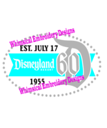 Disney 60th Diamond Anniversary CUT DESIGN - $3.50