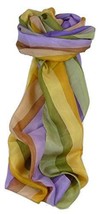 Mulberry Silk Classic Long Scarf Prasad Rainbow Palette by Pashmina &amp; Silk - £23.47 GBP