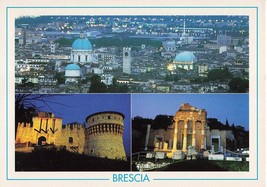 Brescia Postcard 3 Views Lombar Photo Jerry Magro - £9.77 GBP