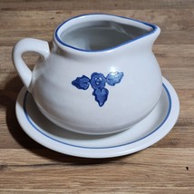 Castle Mark Pfaltzgraff Yorktowne Gravy Boat With Saucer - BRAND NEW In The Box - £19.58 GBP