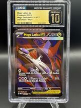 CGC Pristine 10 Mega Latias ex 163/132: Mega Evolution Holo - $108.89