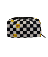 LeSportsac Pickachu Check Rectangular Cosmetic Bag, Black/White Check Pi... - $35.99
