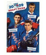  NHL 2009 NY RANGERS DRAFT PICKS TEAM ISSUE PHOTO- Kreider,  Werek &amp;  Bo... - £15.62 GBP