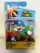 NEW Jakks Pacific World of Nintendo Super Mario 2.5-inch ICE LUIGI Mini-Figure - £17.87 GBP