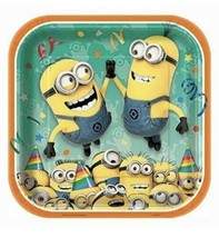 Despicable Me Minions Party Supplies-Lunch Plates-8ct. - £3.16 GBP