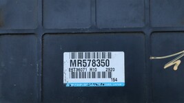 03 Montero Sport V6 4X2 ECU ECM PCM Engine Computer W/ Immobilizer Key MR578350 image 3