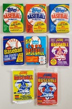 Topps, Fleer, Score Baseball Cards Lot of 8 (Eight) Sealed Unopened Packs*&#39; - £21.97 GBP