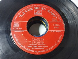Gloria Lasso Granada Cachito - LP Vinilo 7&quot; Solo el single sin carpeta G- - $7.71