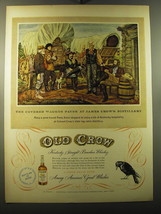 1950 Old Crow Bourbon Ad - The covered wagons pause at James Crow&#39;s Distillery - £14.73 GBP