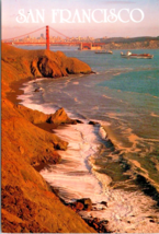 Postcard California San Francisco Golden Gate Bridge 1988 6 x 4 inches - £4.60 GBP